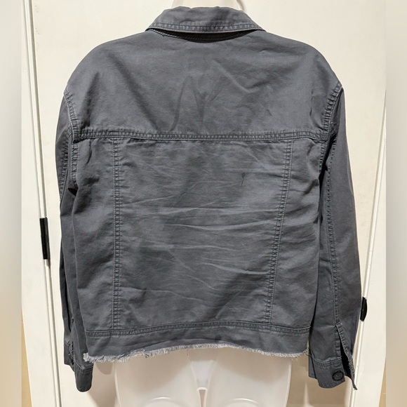 Kensie Charcoal Utility Jacket - Picture 6 of 6